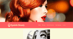 Desktop Screenshot of eyedolebeauty.com